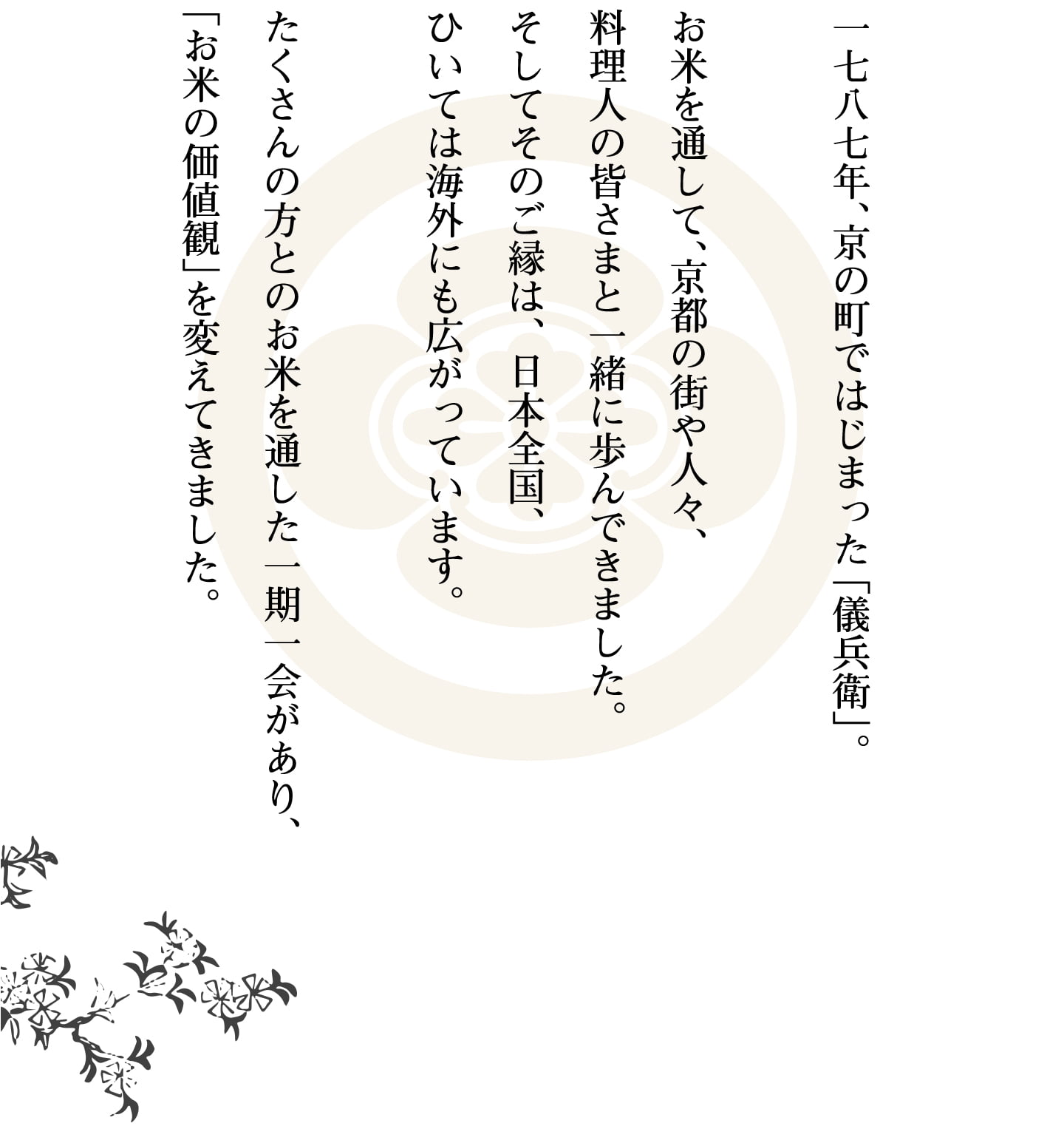 お米の価値観