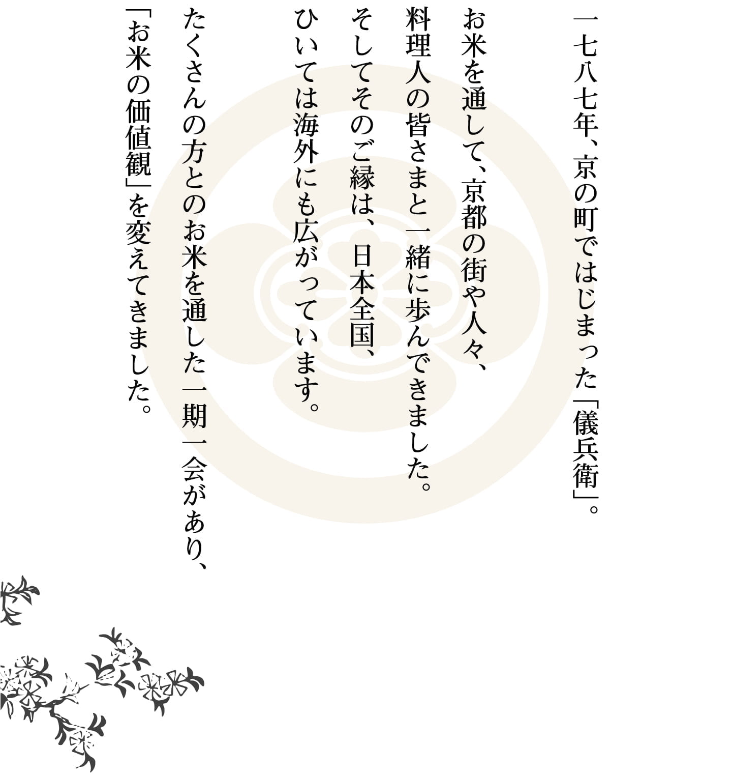 お米の価値観