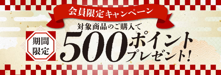 対象商品購入でポイントプレゼントcp