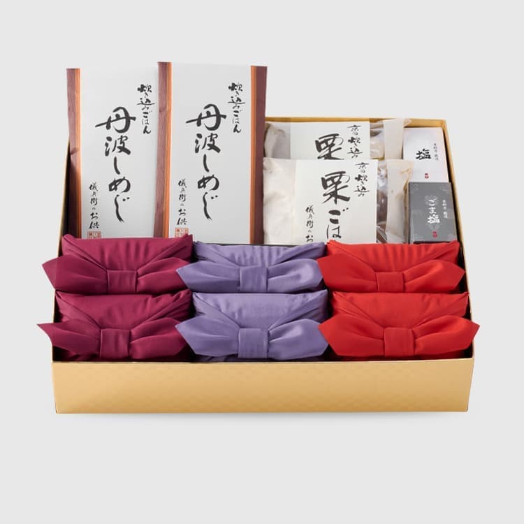 秋の京御膳「萩」(お米2合×6個・お供)