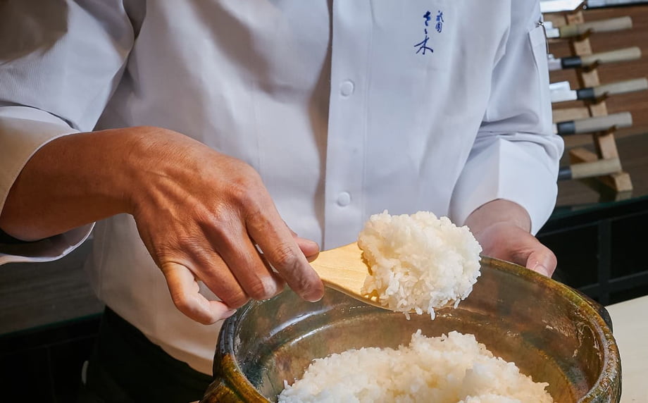 星付き日本料理店折り紙付きのお米