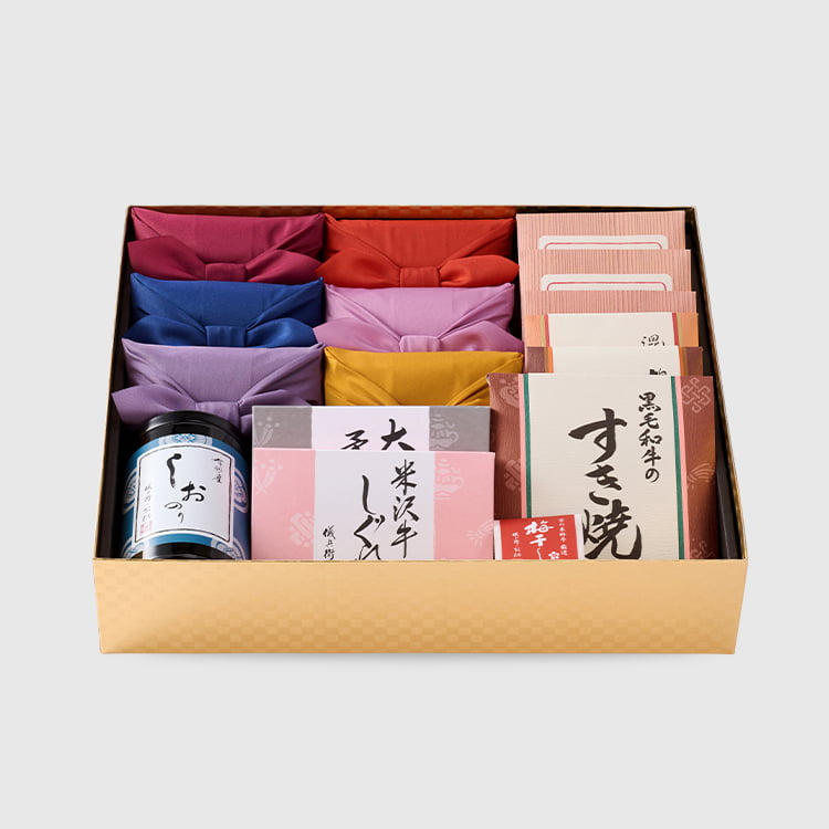 十二単お供詰合せ「高雄」(お米2合×6個・お供)