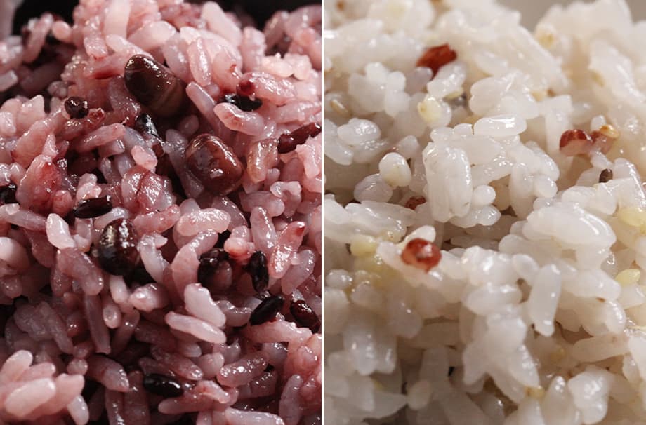 おてがる赤飯米ともっちり八穀米