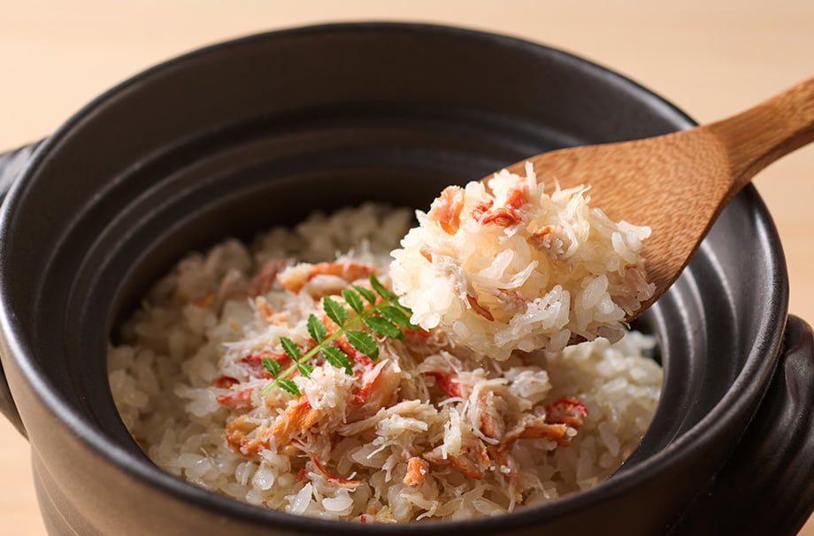 冬の味覚の王様「かにごはん」