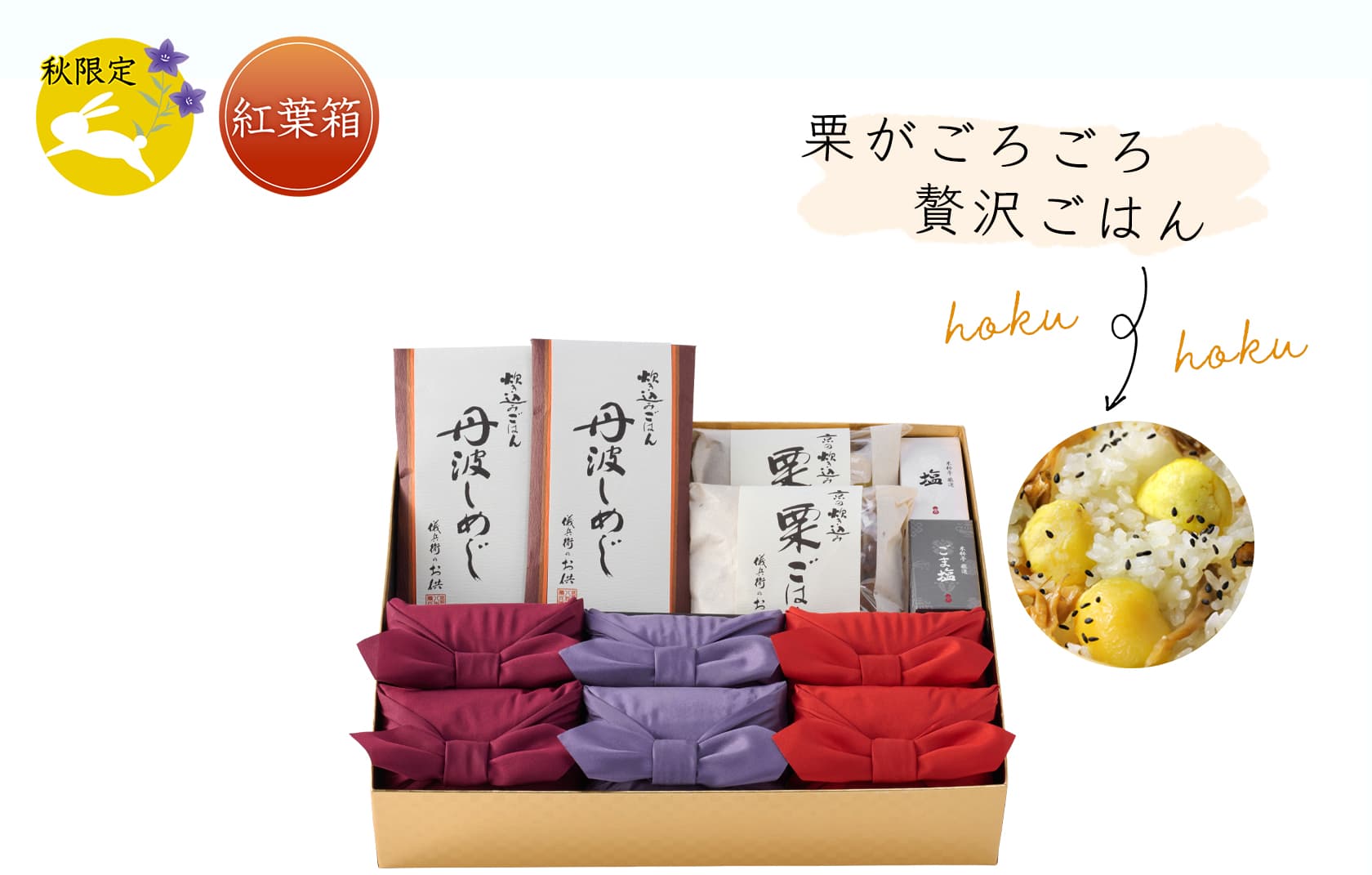 秋の京御膳シリーズ 栗がごろごろ贅沢ごはん