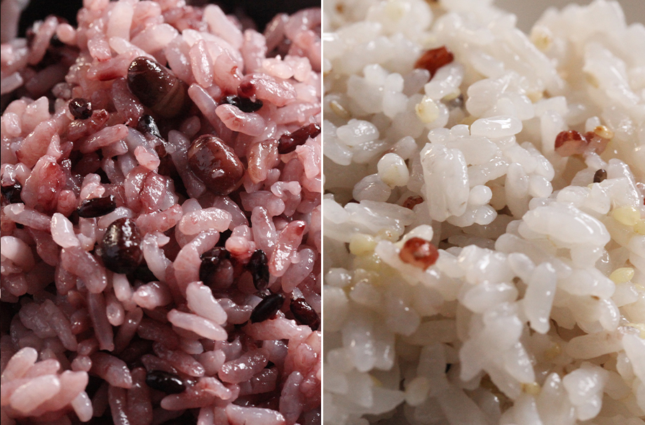 おてがる赤飯米ともっちり八穀米