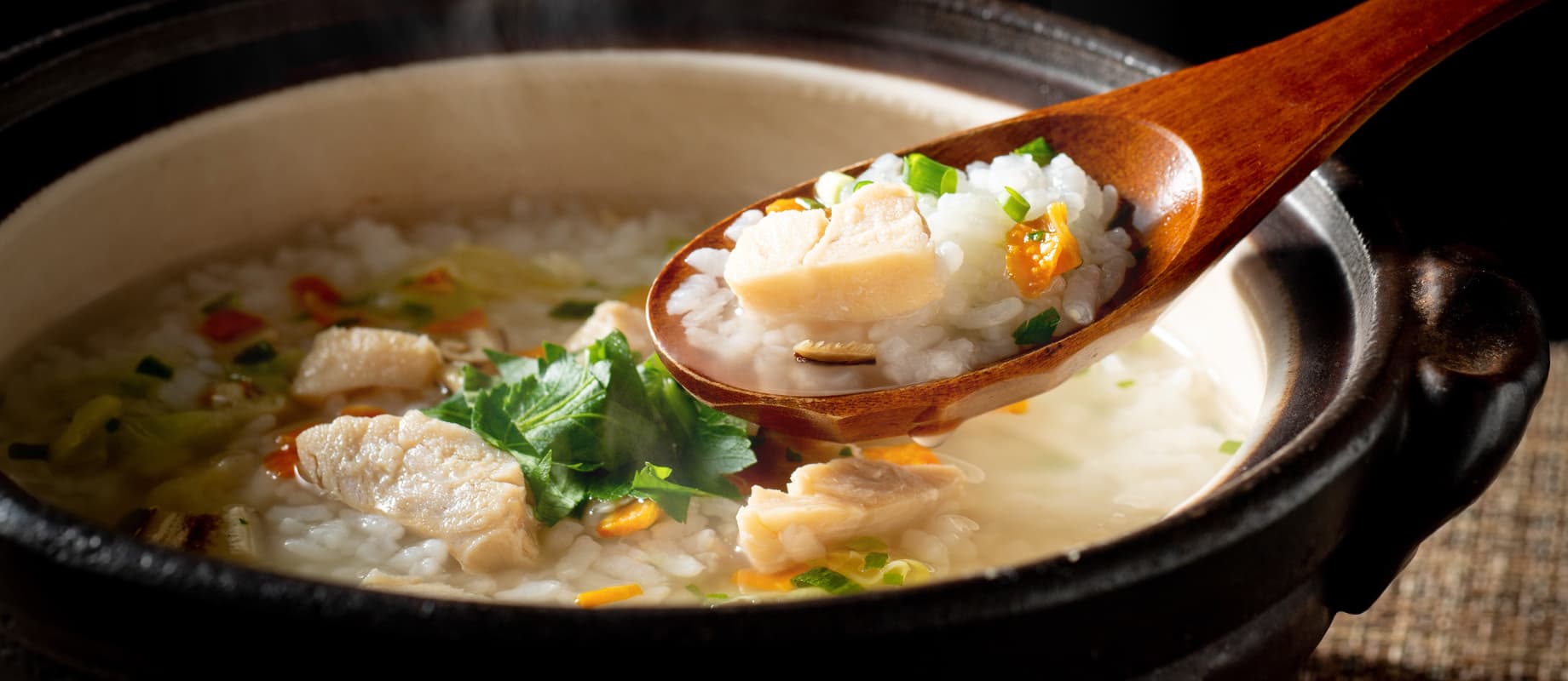 本格料亭の味わい「ふぐ雑炊」