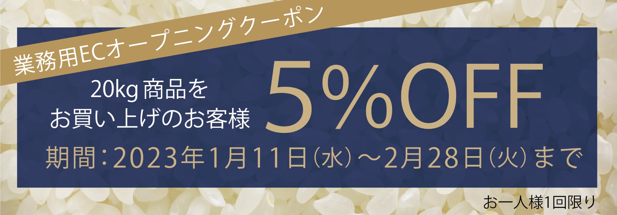 オープニングクーポン